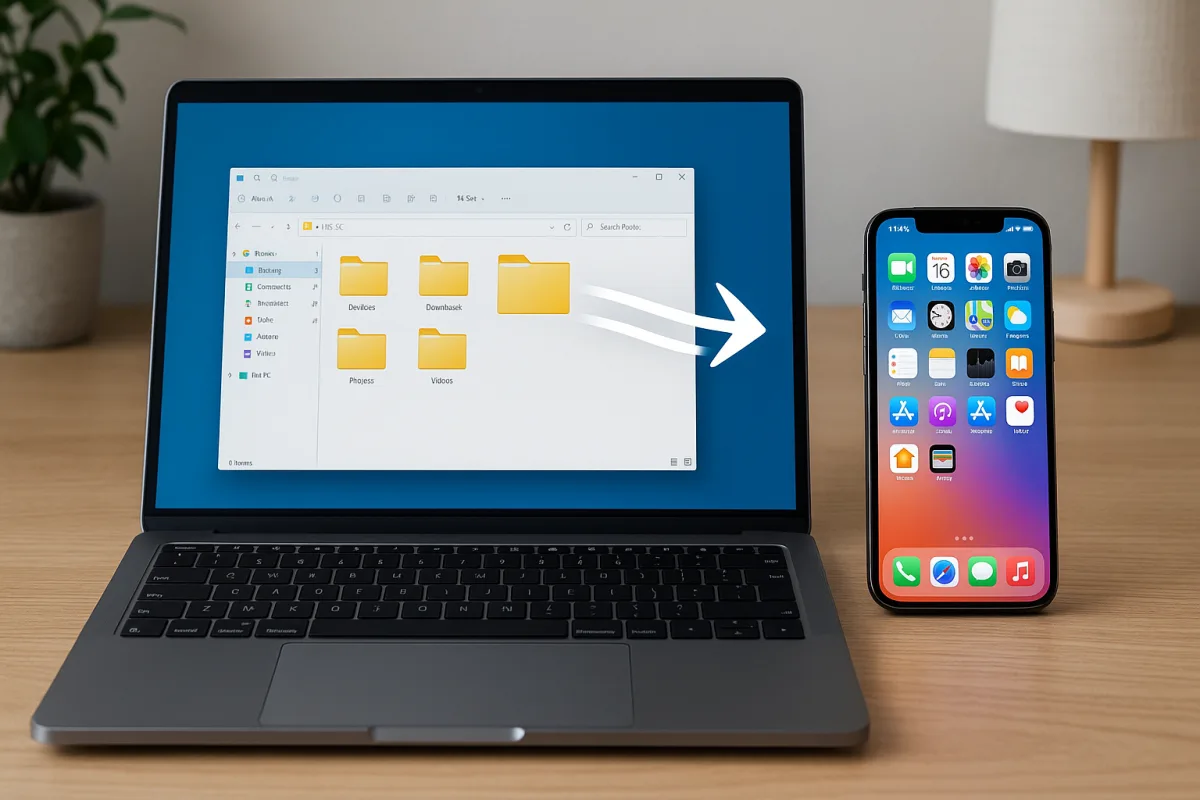 Come trasferire file da PC a iPhone senza cavo? Il metodo wireless che semplifica tutto