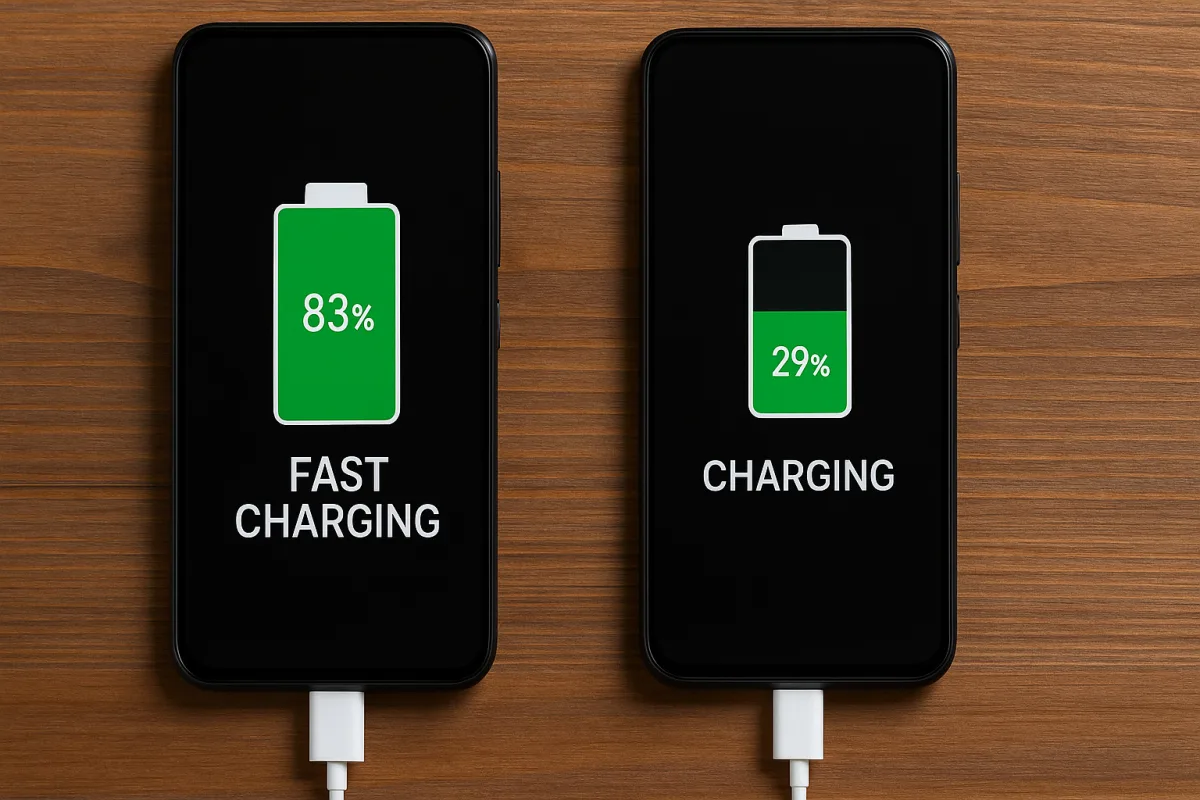 Differenza tra ricarica rapida e tradizionale nei cellulari: l’impatto vero su batteria e tempi