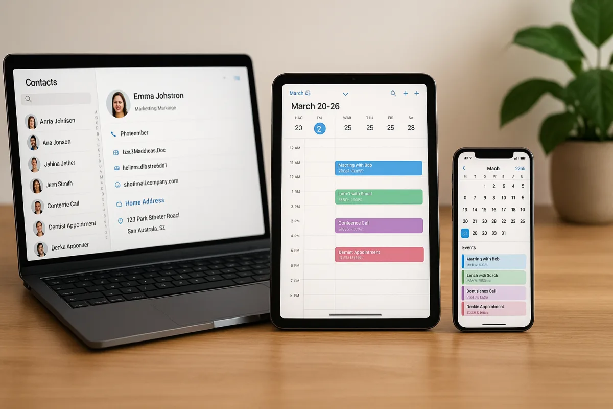 Software per sincronizzare rubrica e calendari: le app che semplificano la vita su più dispositivi