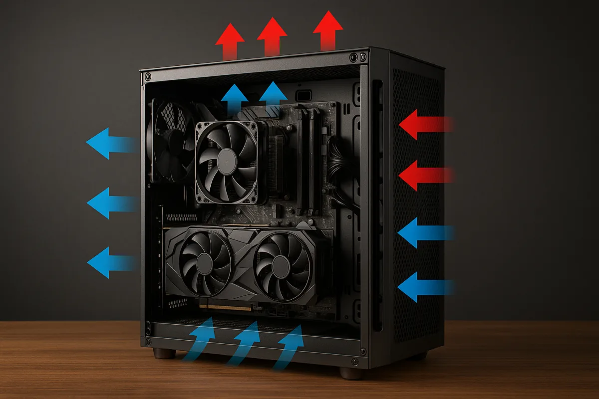 Case PC con airflow ottimizzato: come scegliere quello giusto per evitare temperature elevate