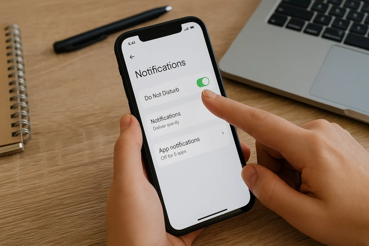 Gestione delle notifiche su smartphone: le impostazioni che riducono distrazioni e migliorano la produttività