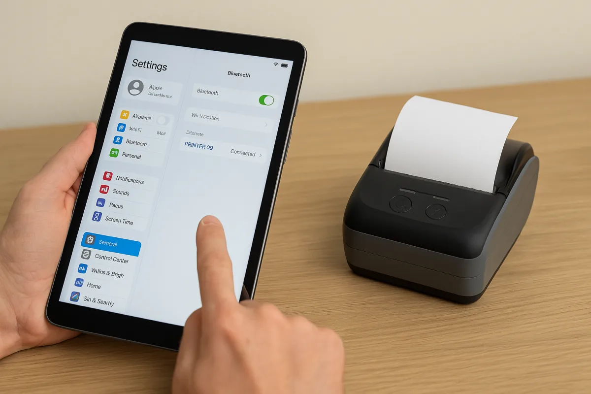 Come collegare una stampante Bluetooth al tablet: la procedura senza app aggiuntive
